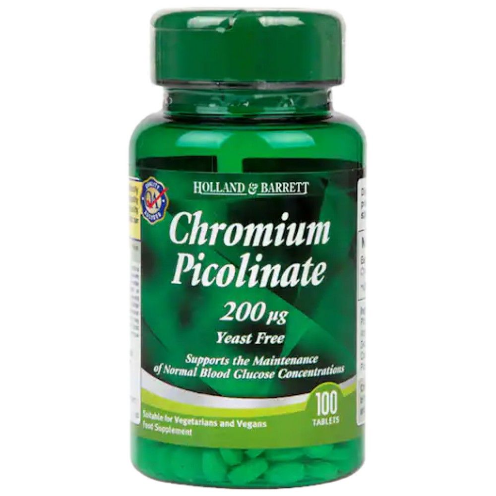 Chrom Picolinat 200 MCG - 100 Tabletten