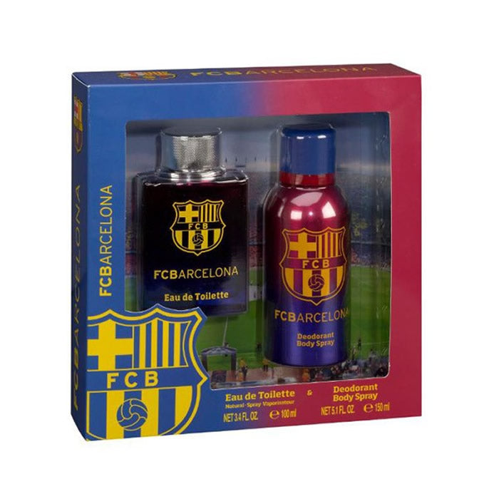 FC Barcelona Eau de Toilette Spray 100ml Set 2 Teile