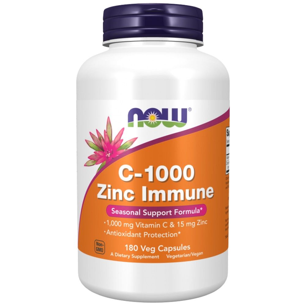 C-1000 Zink Immune | Vitamin C + Zink Bisglycinat - 90 Kapseln