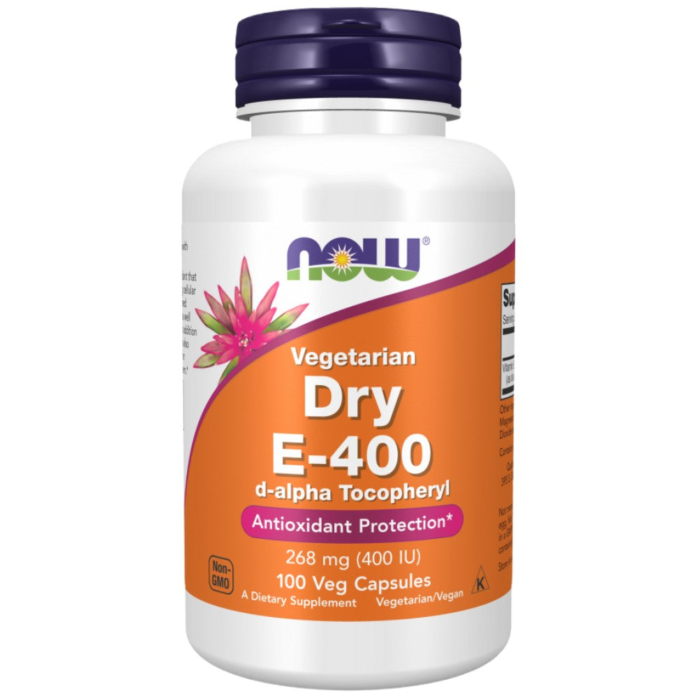 Vitamin E-400 D-Alpha Tocopheryl | Vegetarier trocken - 100 Kapseln