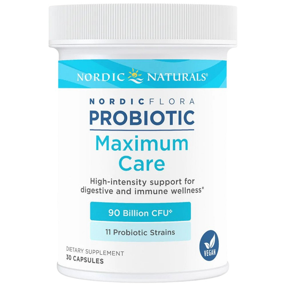 Nordic Flora Probiotic Maximum Care | 90 Billion Active Cells - 30 капсули - Feel You