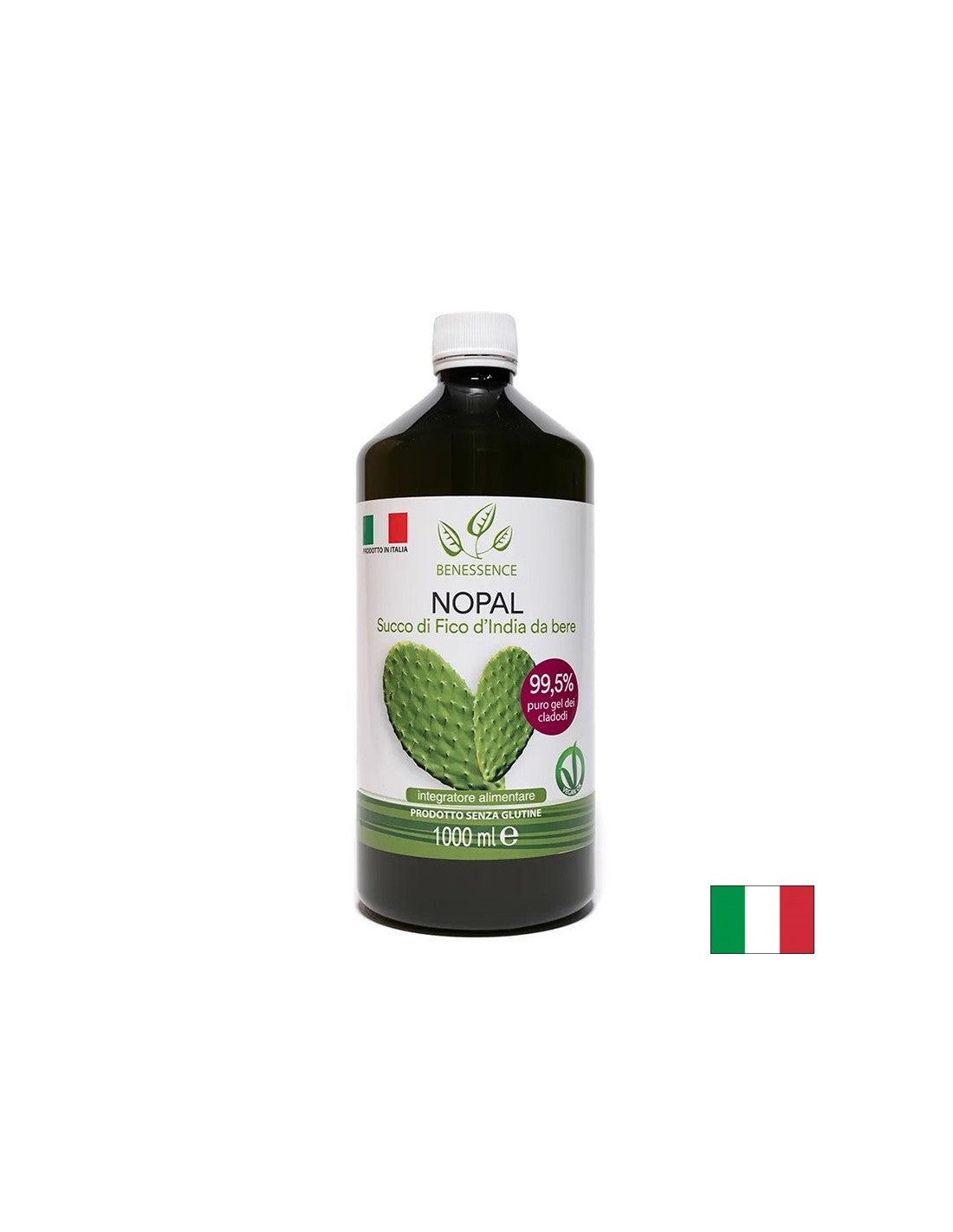 Nopal-Kaktussaft (Opuntia/Kaktusfeige) – zur Gewichtsreduktion, 1 Liter, 12 Dosen