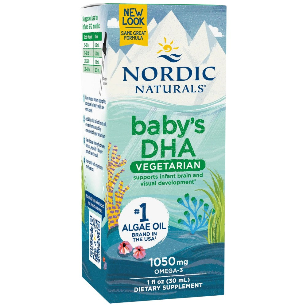 Babys Dha | 1050 mg Omega -3 -Vegetarier - 30 ml