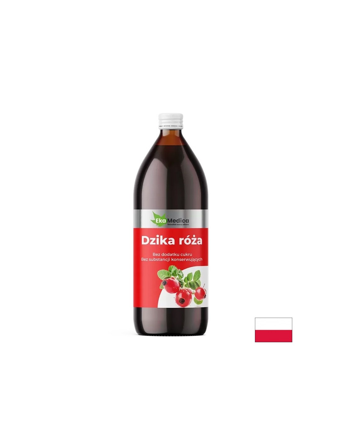 Hagebuttensaft mit Camu Camu und natürlichem Vitamin C – Gesundheit des Immunsystems, des Herz-Kreislauf-Systems und des Stoffwechsels, 1 Liter, 20 oder 40 Dosen