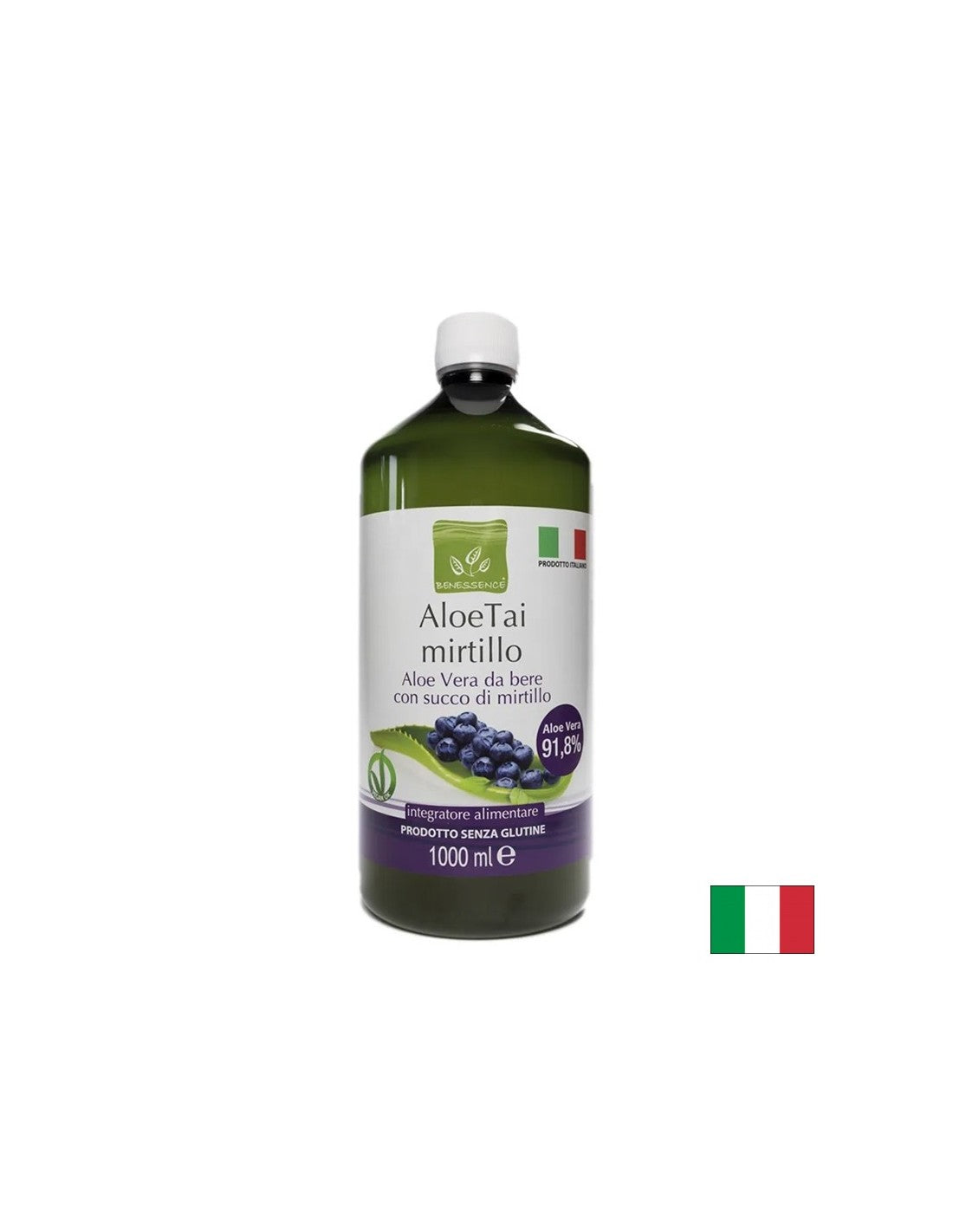 Aloe vera + черна боровинка – für die Heilung, Entgiftung und Antioxidantien, 1 L