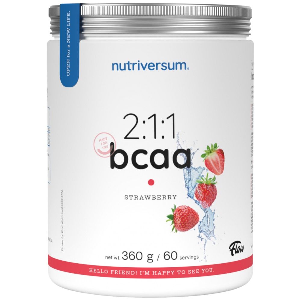 BCAA 2: 1: 1 Pulver | Fluss - 360 Gramm