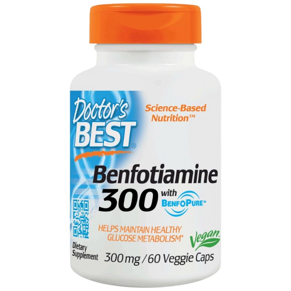 Beste Benfotiamin 300 mg | Benfopure - 60 Kapseln