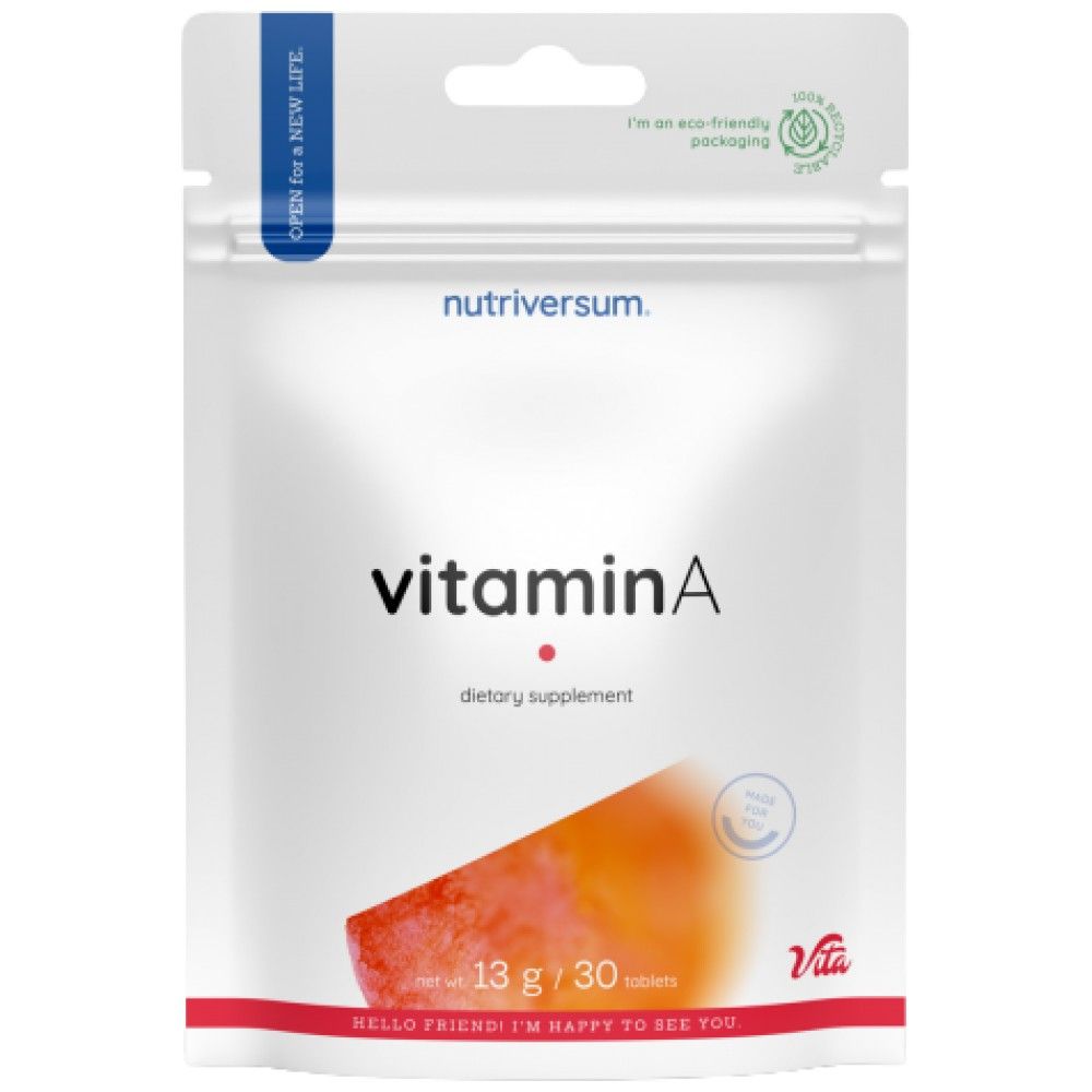 Vitamin A 2500 MCG - 30 Tabletten