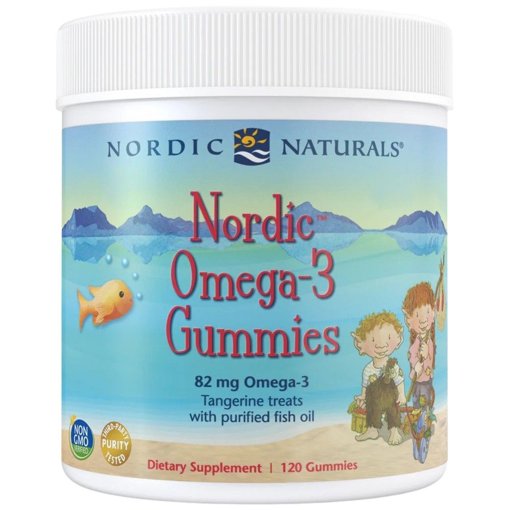 Nordische Omega -3 -Gummis 82 mg - 120 Gummis