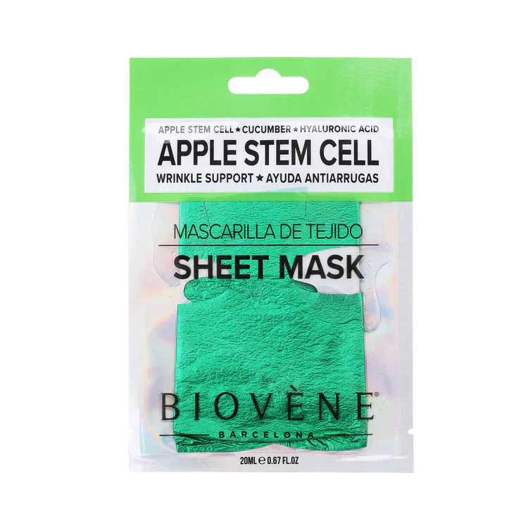 Straffende und kühlende Maske mit Apfelstammzellen und Gurke, 1 Paar