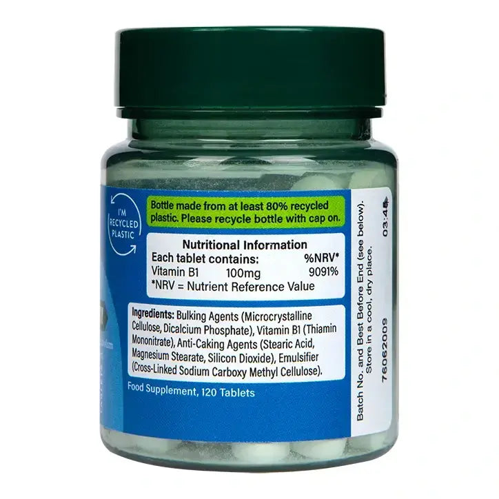 Vitamin B1 (Vitamin B1) 100 mg 120 Tabletten HOLLAND & BARRETT