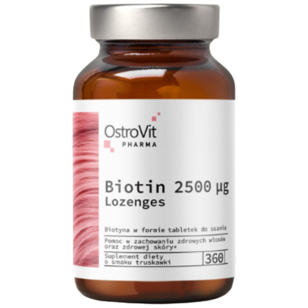Biotin 2500 mcg | Lutschen 360 Sublingual Tablets