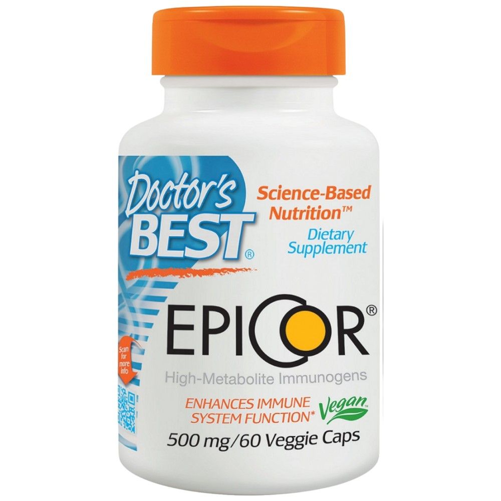 Epicor 500 mg | High Metabolite Immunogens - 60 capsules - Nutra Best Europe