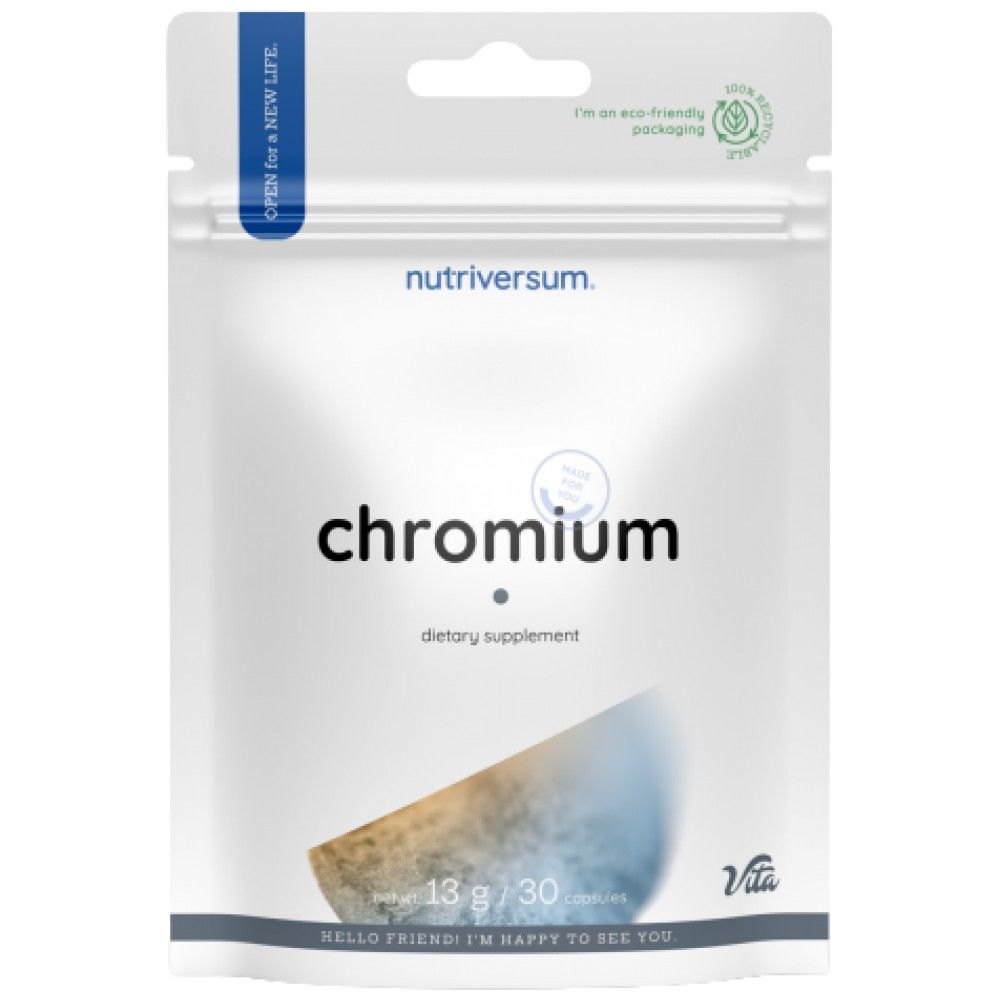 Chromentablette | 200 MCG Chrom Picolinat - 30 Tabletten