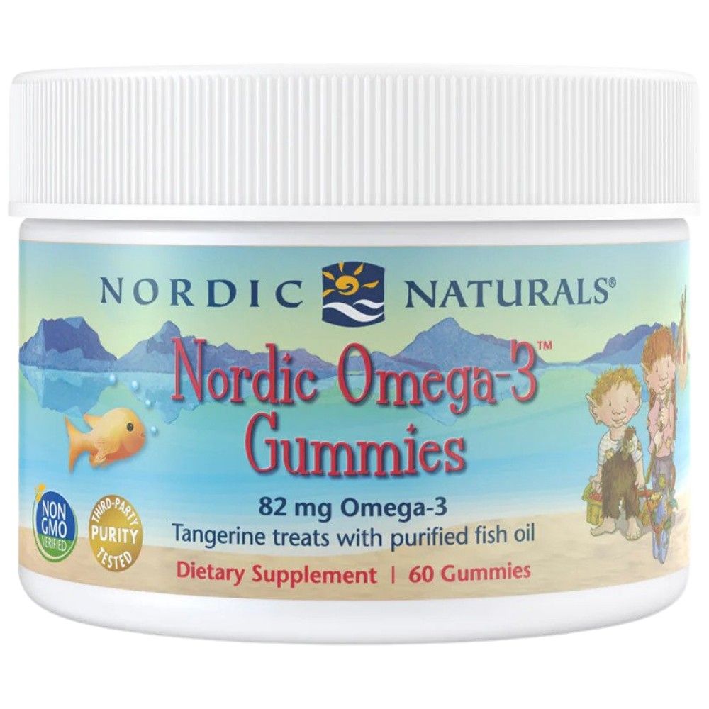 Nordische Omega -3 -Gummis 82 mg - 60 Gummis