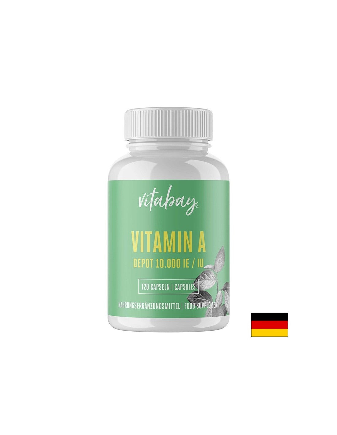 Gutes Sehvermögen und starke Immunität – Vitamin A, 10.000 IE x 120 Kapseln