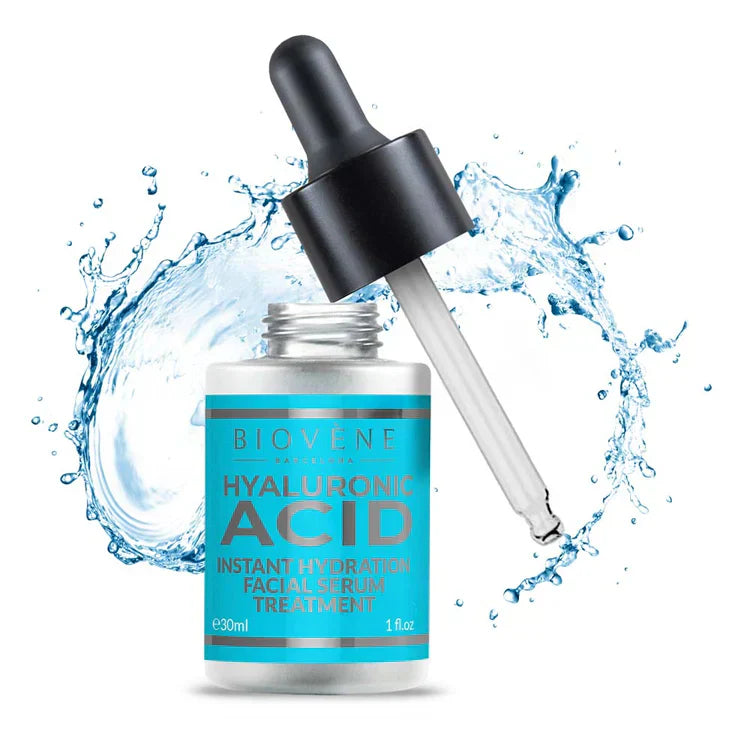 Hyaluron-Gesichtsserum mit 10 % Hyaluronsäure für intensive Feuchtigkeitsversorgung, 30 ml