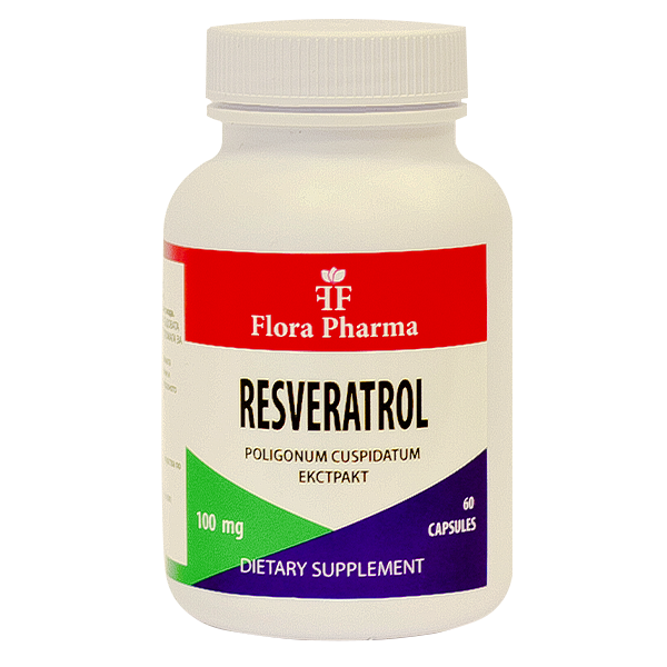 RESVERATROL 100 mg /60 Kapseln, 60 Dosen/ FLORA PHARMA