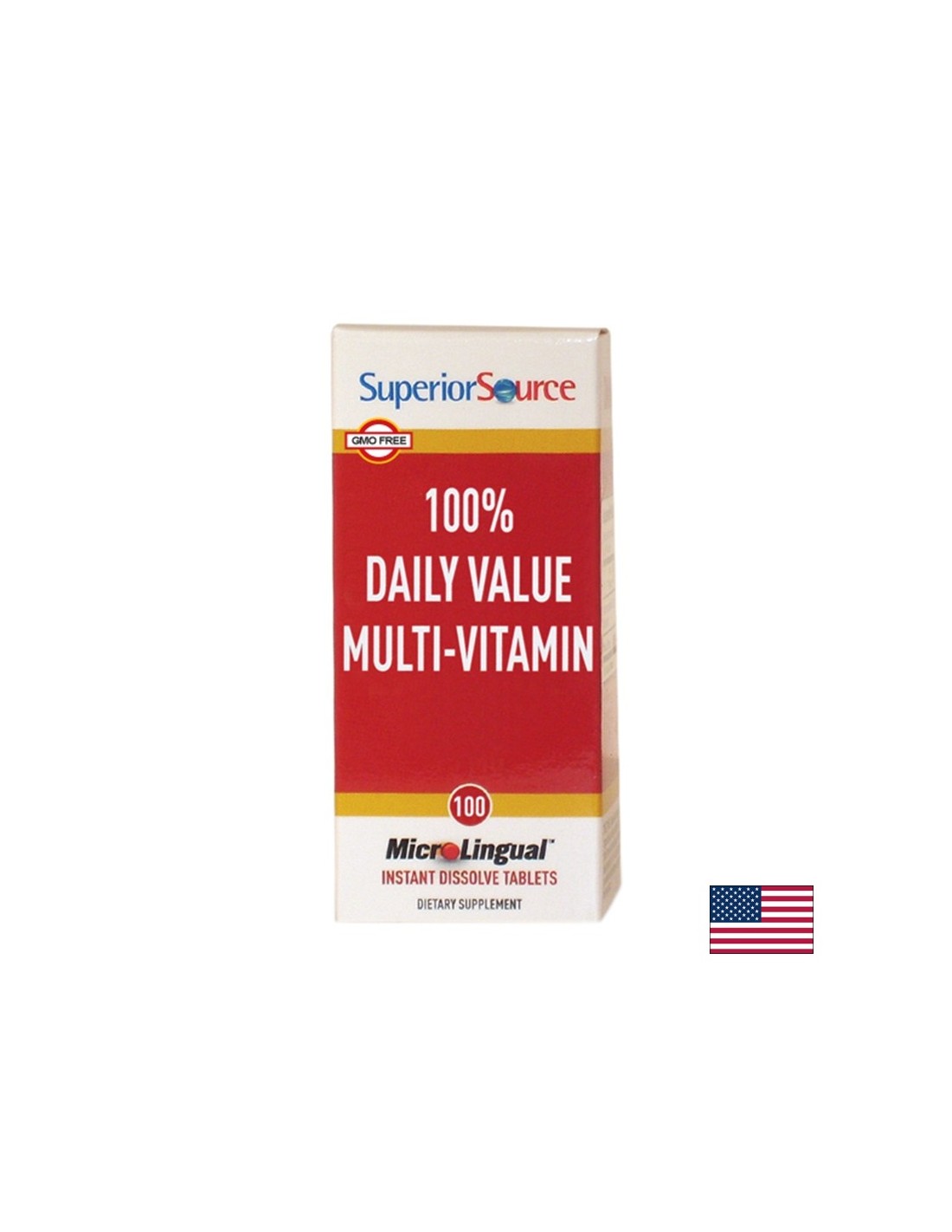 Multivitaminpräparat – 100 % Tagesbedarf an Multivitaminen, 100 Sublingualtabletten <tc>Superior Source</tc>