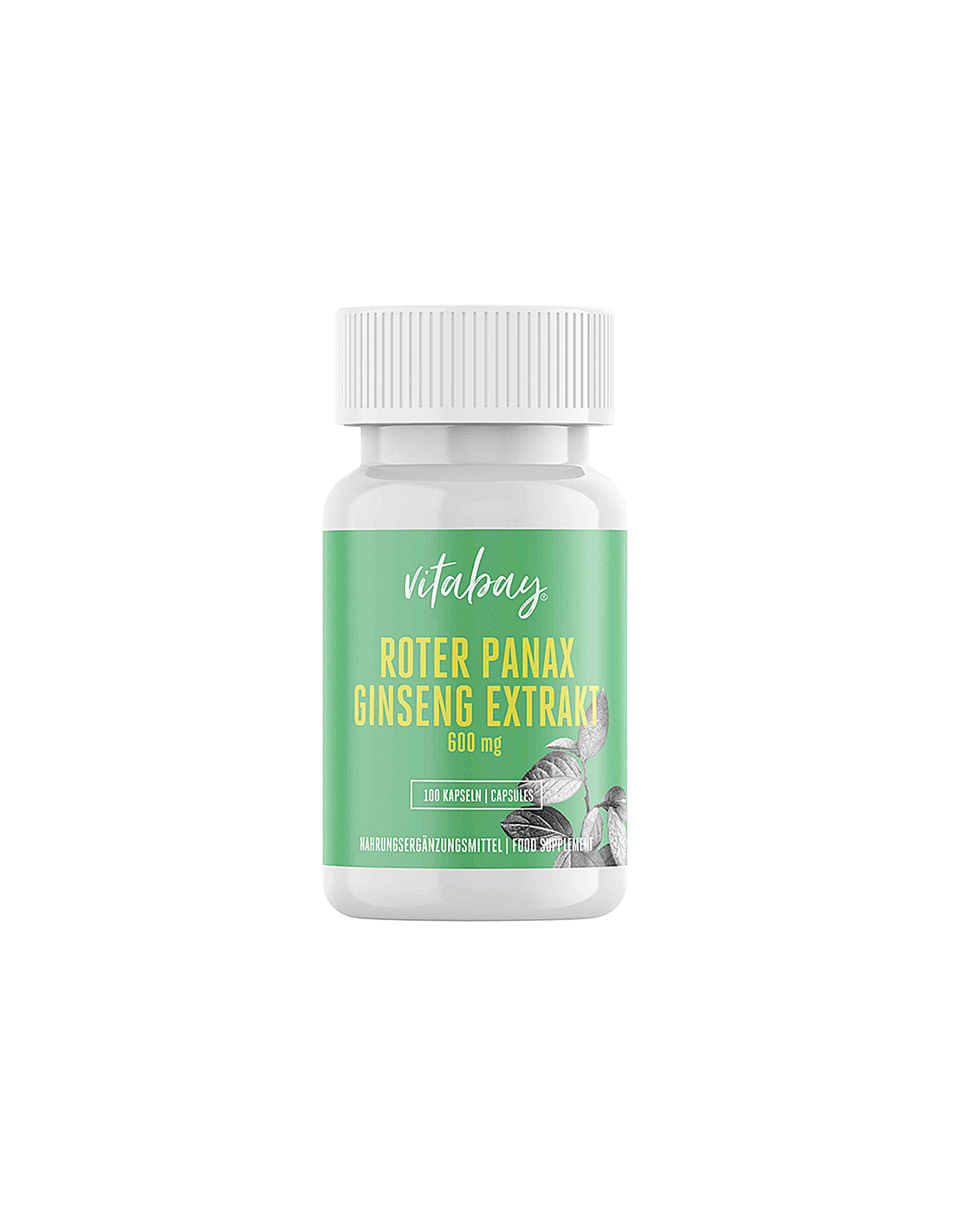 Bei Stress und Anspannung – Roter Ginseng, 100 Kapseln