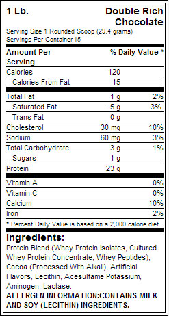 100 % Whey Gold Standard – 0,454 kg