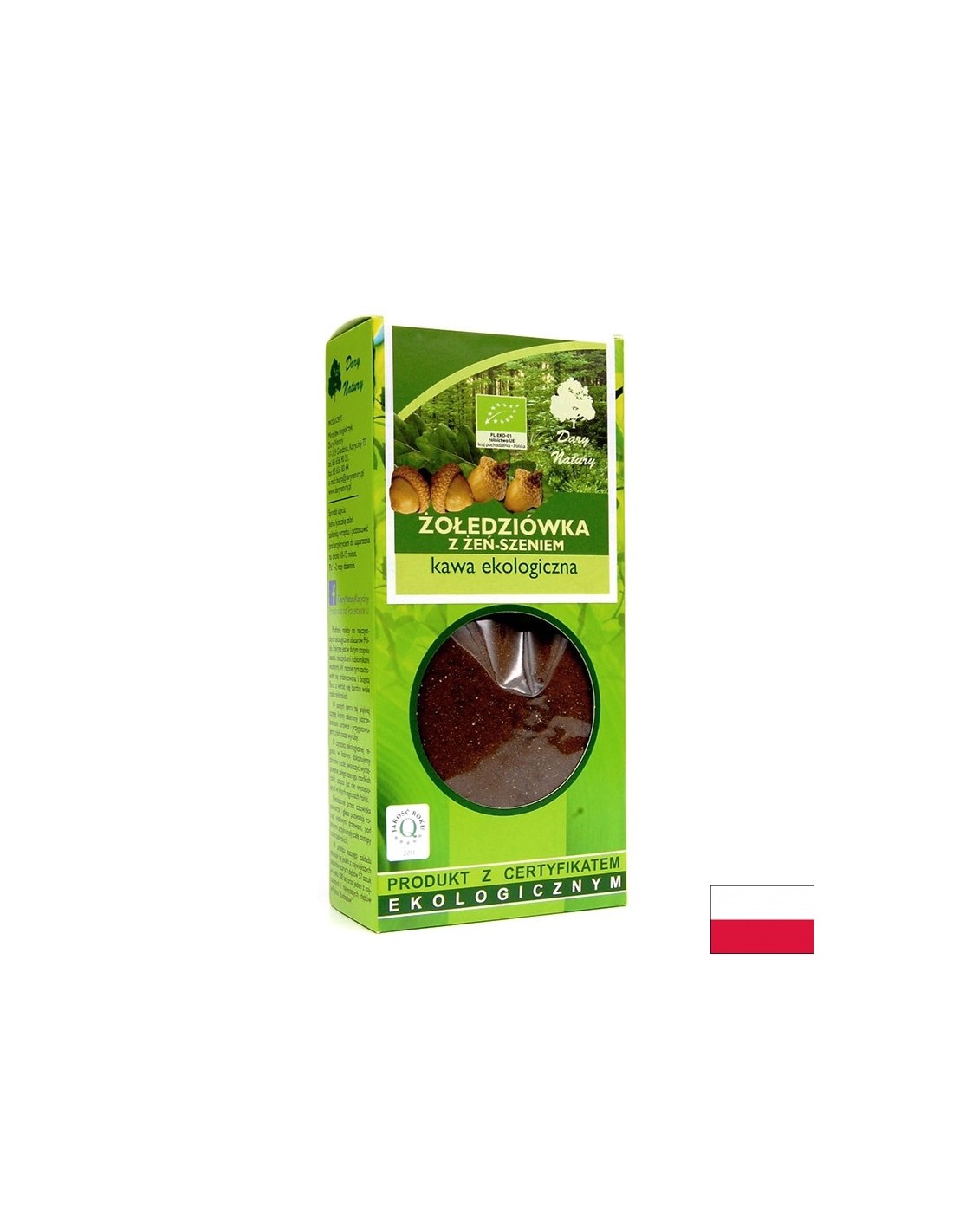 Bio-Eichel- und Ginsengkaffee, 100 g <tc>Dary Natury</tc>