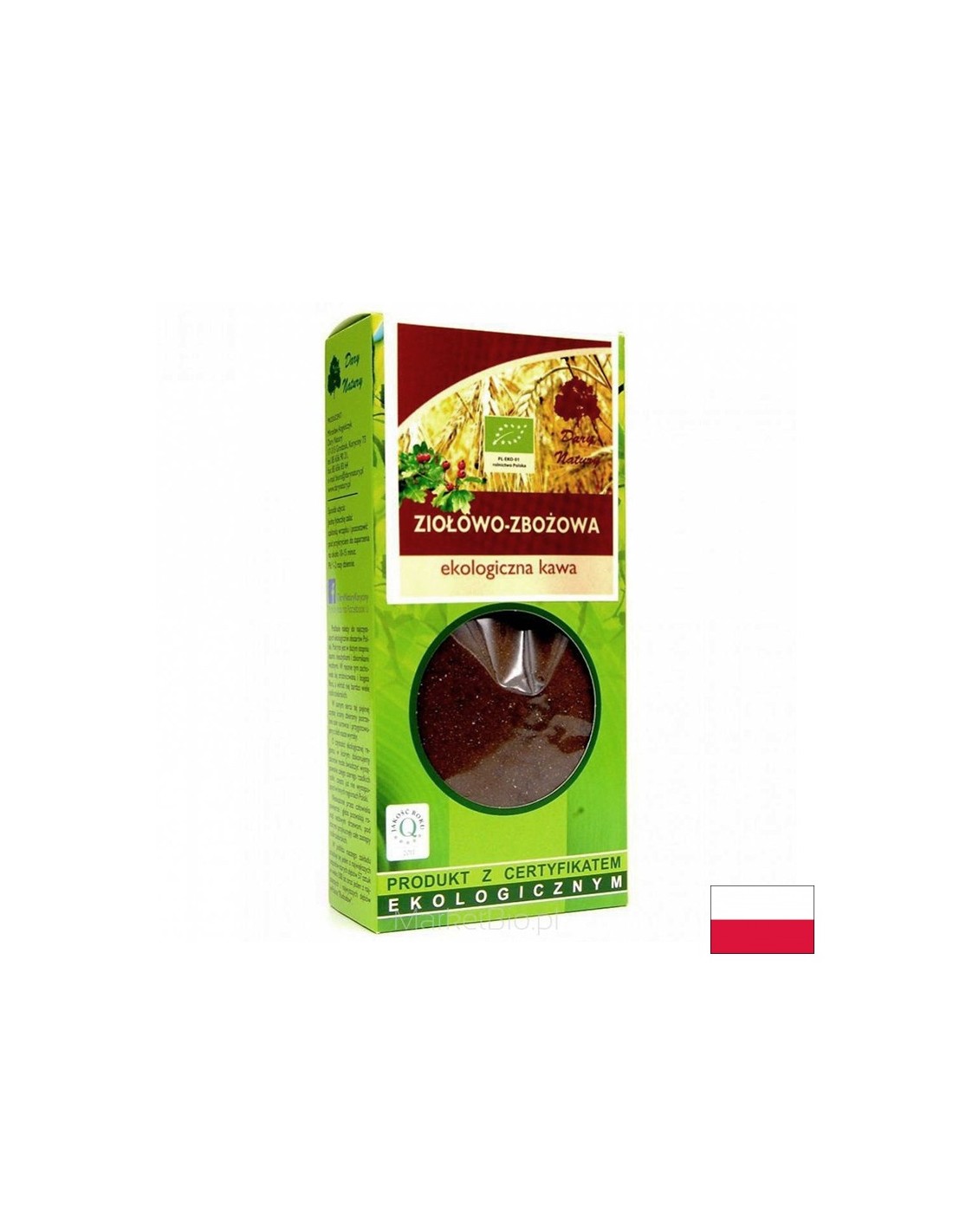 Bio-Kräuterkaffee aus Bohnen und Kräutern, 100 g <tc>Dary Natury</tc>