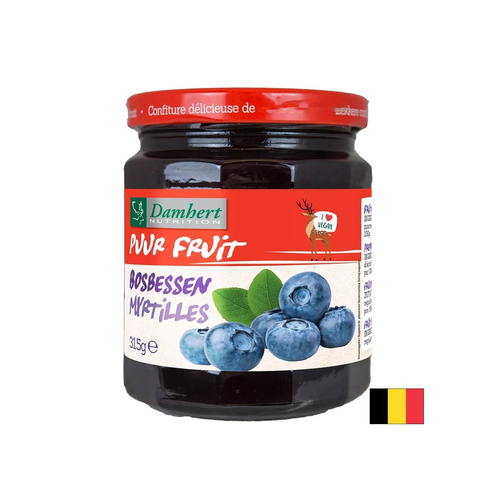 100% Blaubeermarmelade (zuckerfrei), 315 g