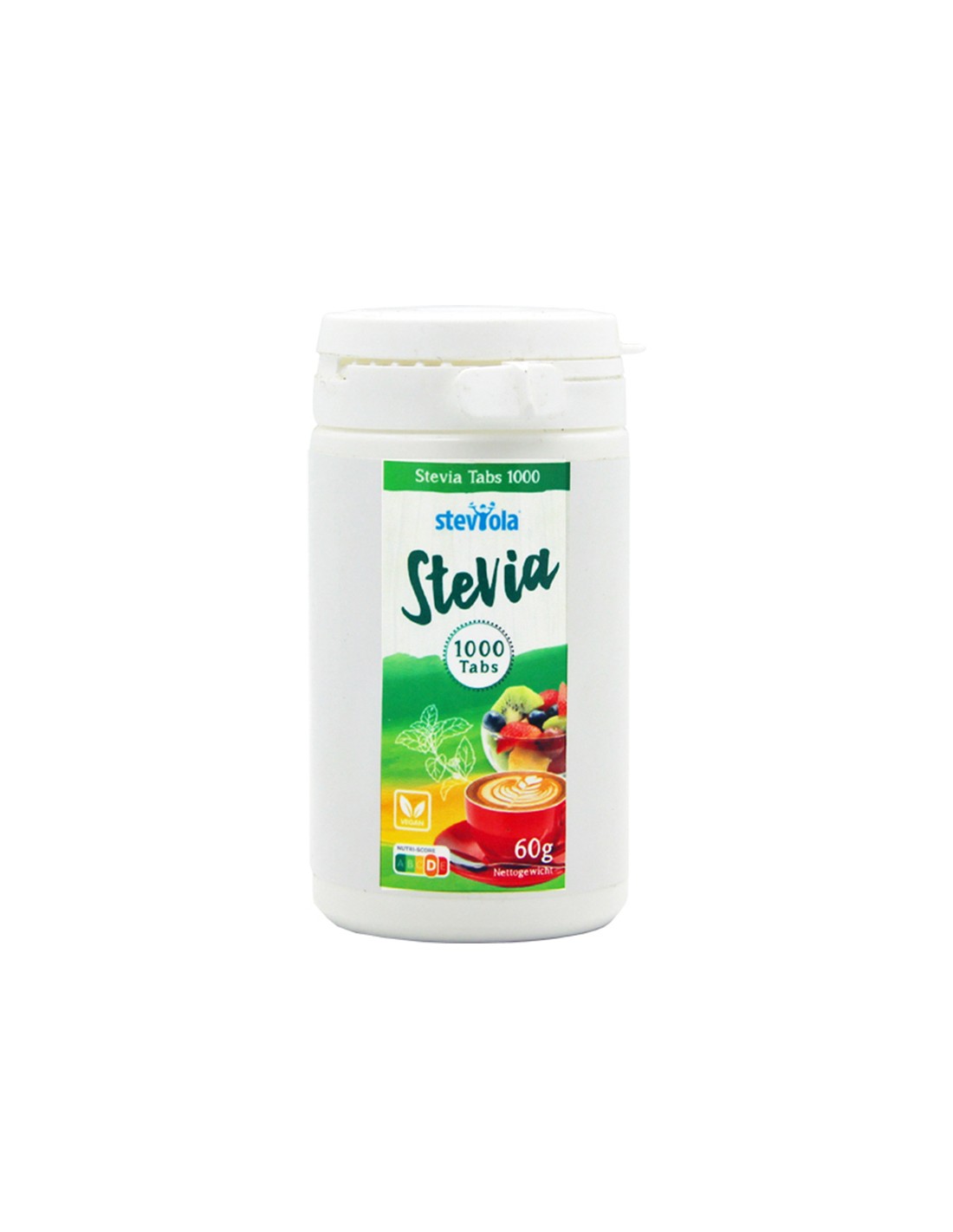Stevia mit Erythrit, 1000 Tabletten, 60 g