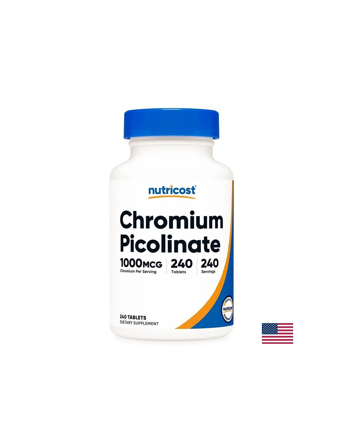 Appetitunterdrückung – Chrom (Picolinat) 1000 µg, 240 Tabletten