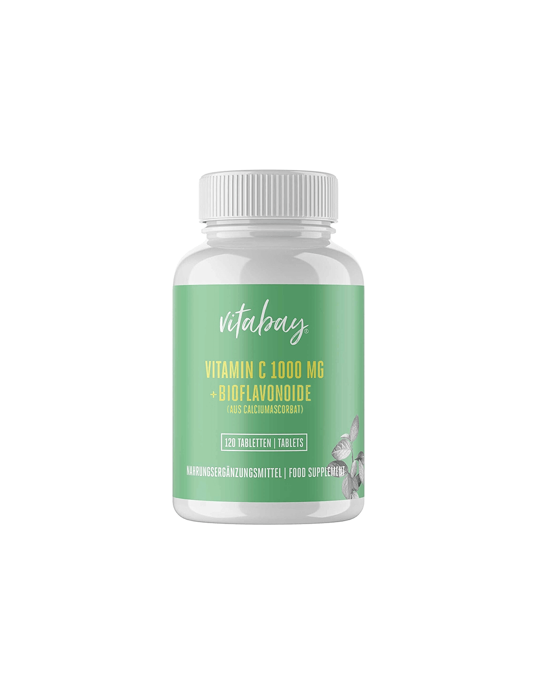 Starke Immunität, gesunde Knochen und Zähne – Vitamin C 1000 mg + Bioflavonoide, 120 Tabletten
