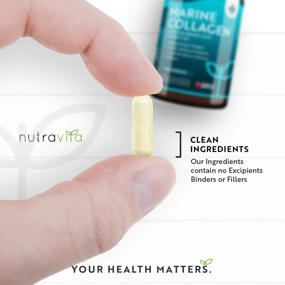 Hydrolysiertes Meereskollagen mit Hyaluronsäure – 1000 mg