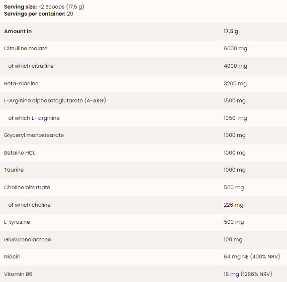 <tc>BAD ASS</tc> PUMP Stim-Free Formula - 350 Gramm