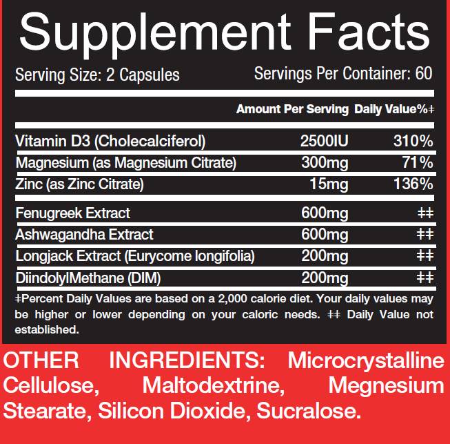 Testen Sie Booster 120 Kapseln