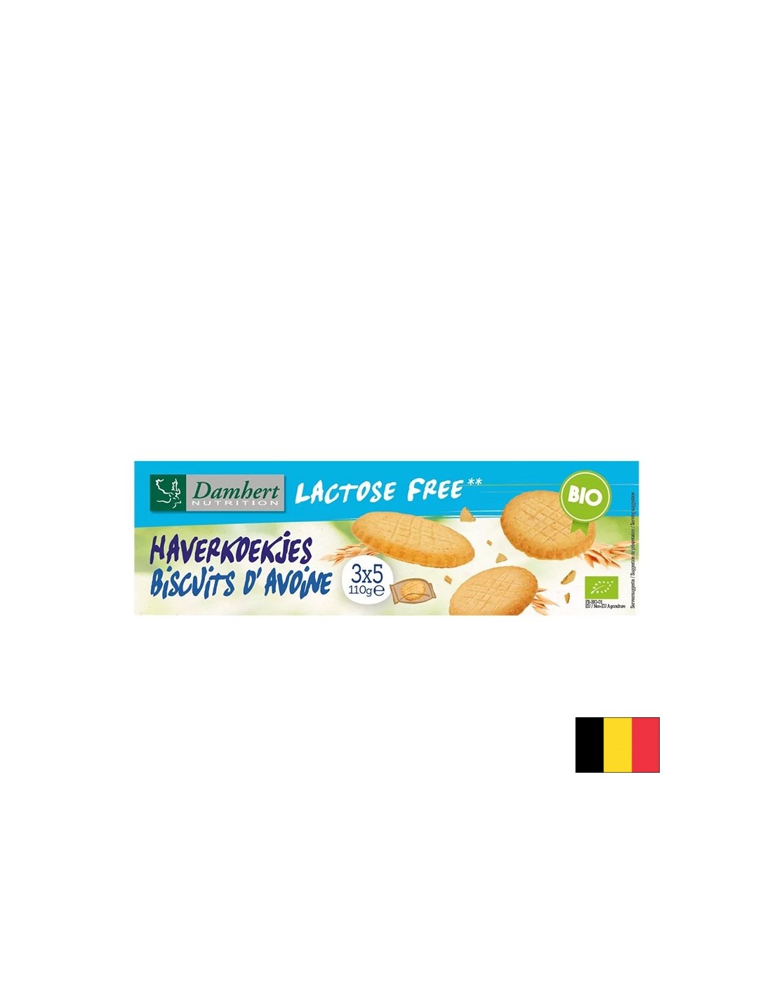 Haferkekse (laktosefrei), BIO, 110 g