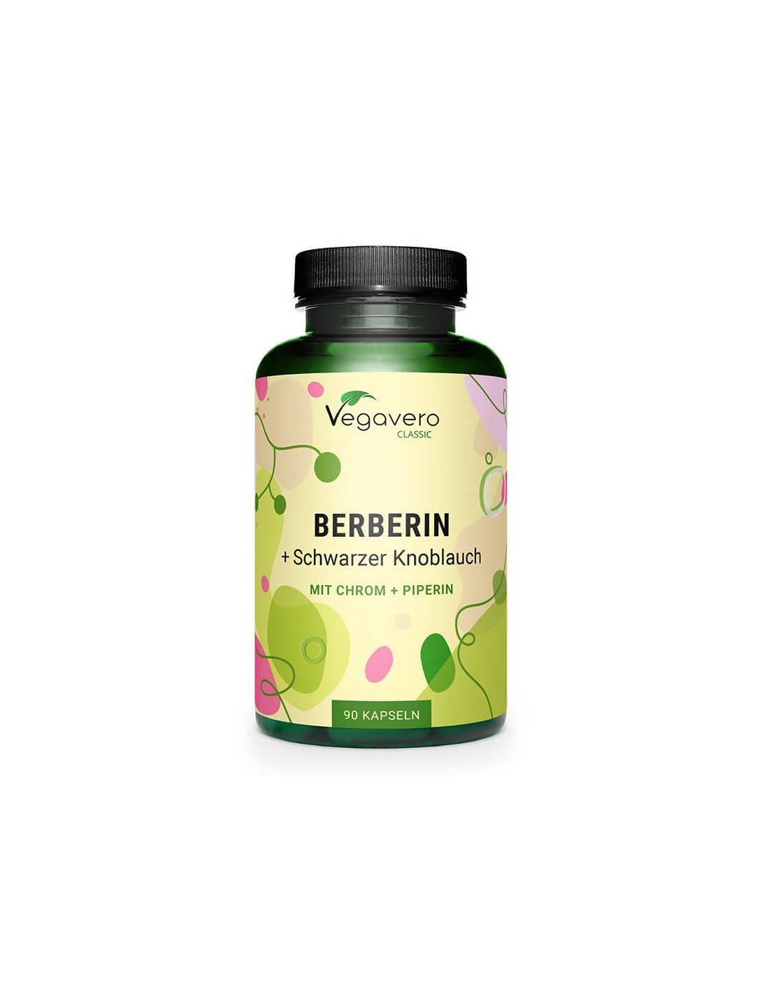 Diabetes und Herz-Kreislauf-System – Berberin + Schwarzer Knoblauch, 120 Kapseln <tc>Vegavero</tc>