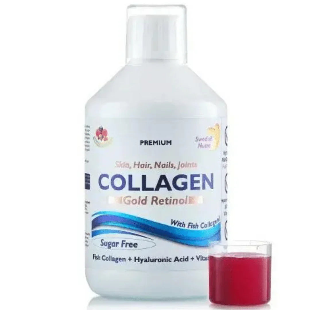 Fischkollagen 12500 mg, Gold-Retinol 500 ml <tc>Swedish Nutra</tc>