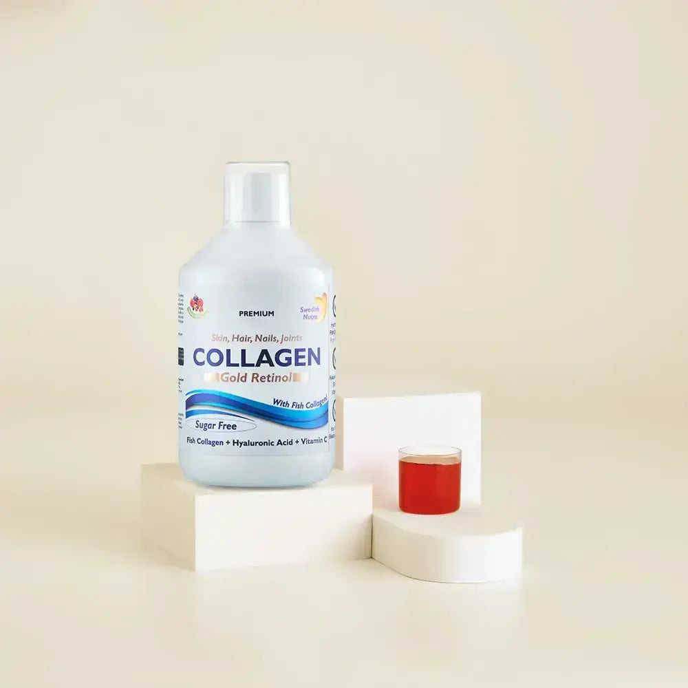 Fischkollagen 12500 mg, Gold-Retinol 500 ml <tc>Swedish Nutra</tc>