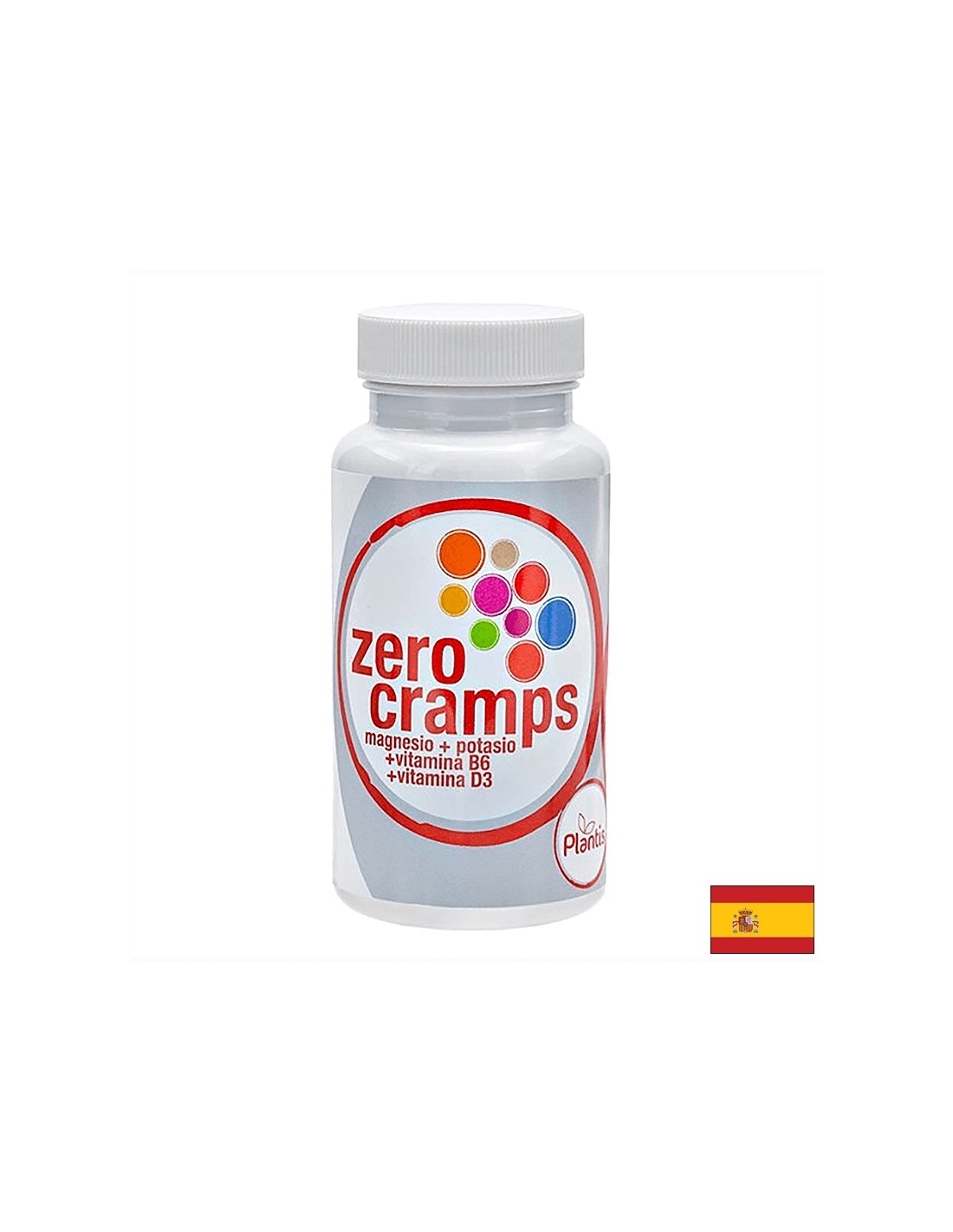 Anti Krämpfe – Magnesium 132 mg, Kalium 150 mg und Vitamine B6 und D3 – Zero Cramps Plantis®, 60 Tabletten