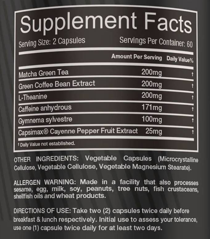 V-Brand-Fettbrenner 120 Kapseln