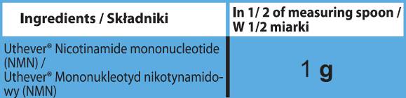 Nmn pulver | NAD Booster mit Uthever® 15 Gramm