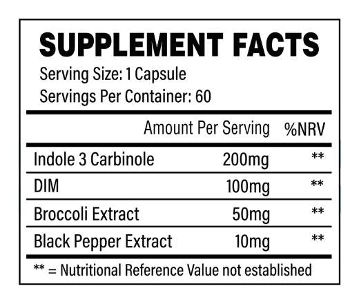 Estrokontrolle | mit Dim und Indol-3-Carbinol 60 Kapseln