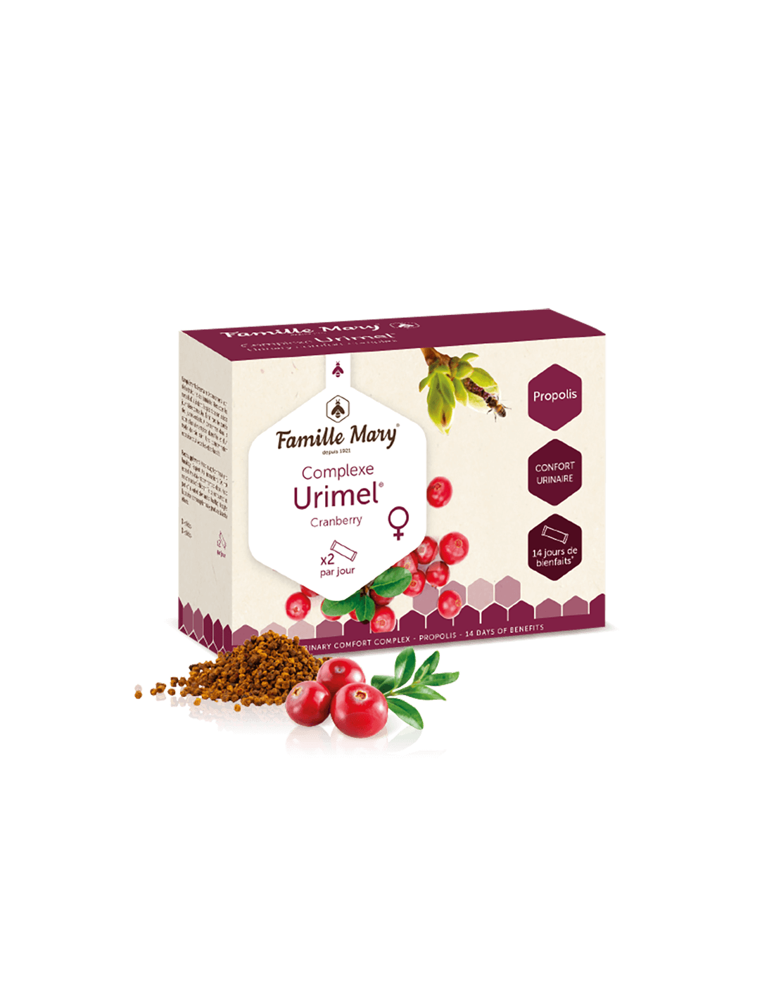 Harnkomfort-Komplex mit Cranberry und Propolis, 14 Dosen