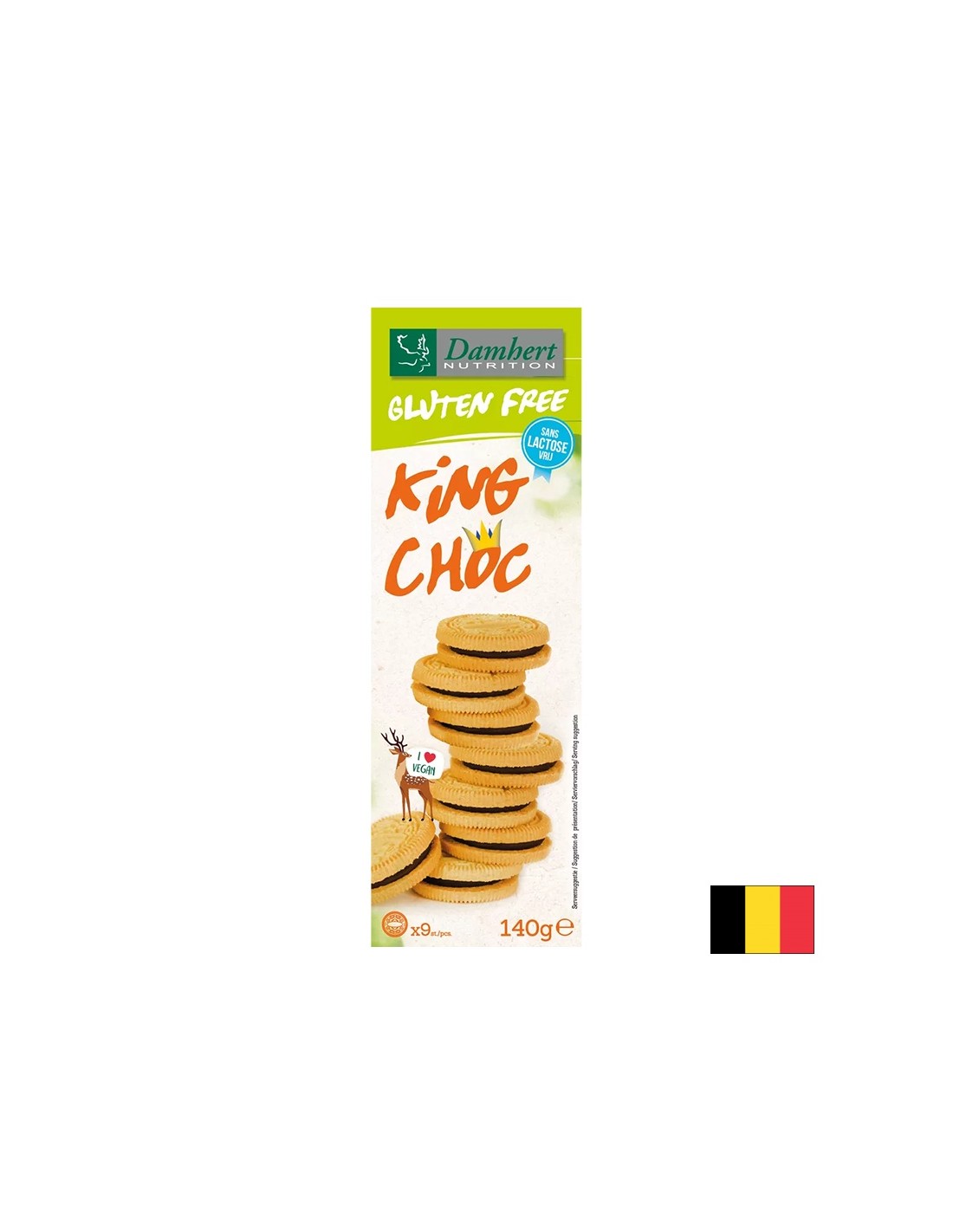 Glutenfreie Kekse mit Schokoladencreme, 140 g