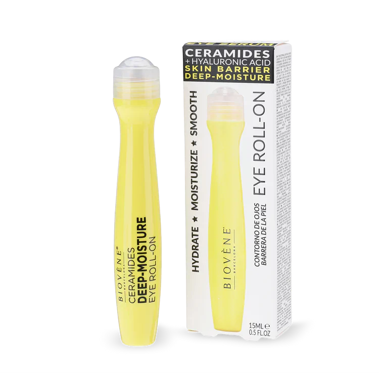 Ceramides feuchtigkeitsspendender Augenkonturroller mit Hyaluronsäure 15 ml