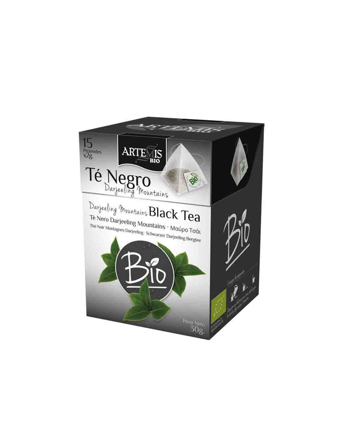 Schwarzer Tee Darjeeling Bio, 15 Filterbeutel