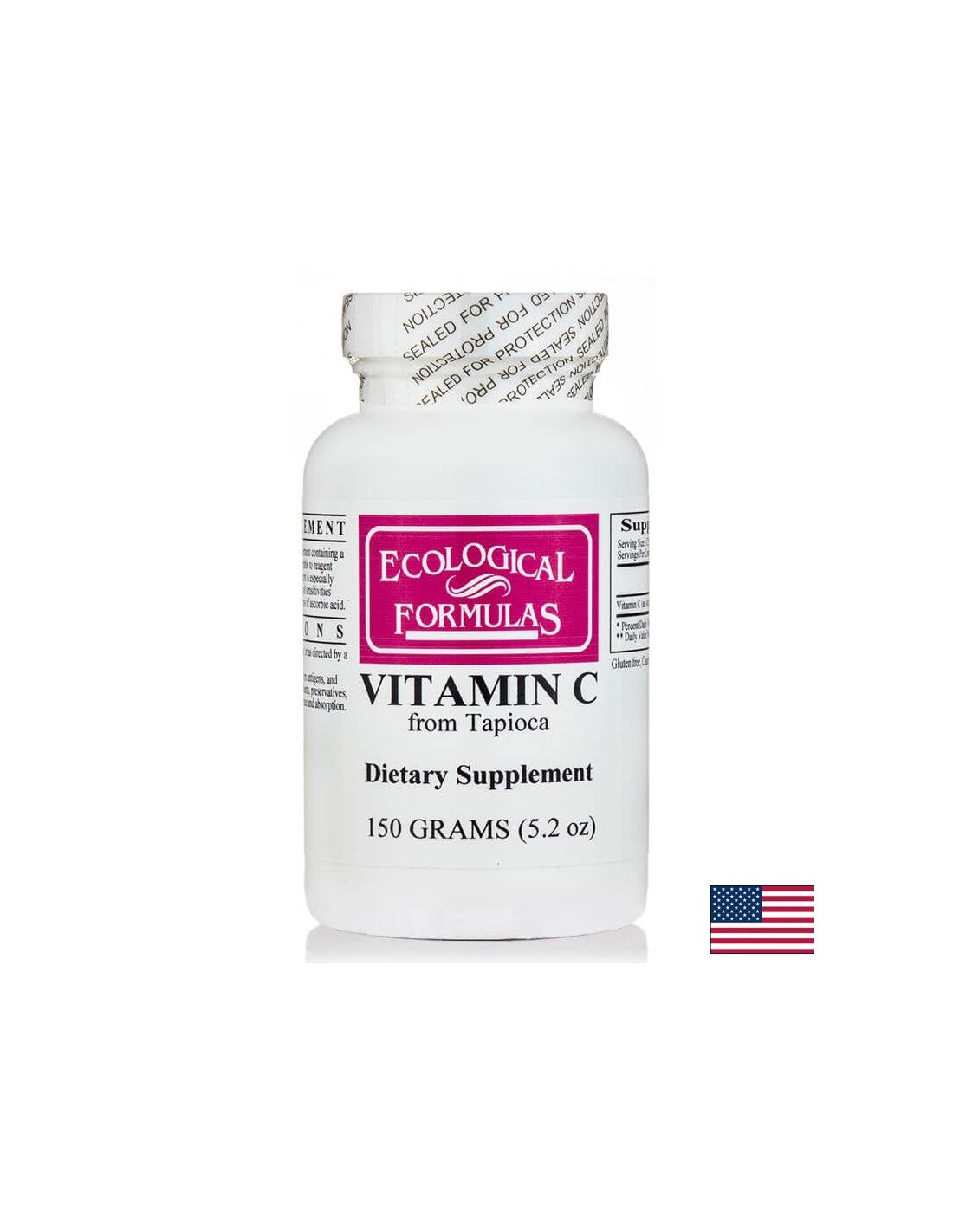 Vitamin C aus Tapioka – Immunstimulans und Antioxidans, 150 g Pulver