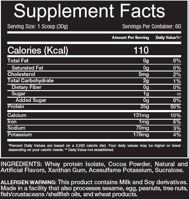 Premium iso Molke 1000 Gramm