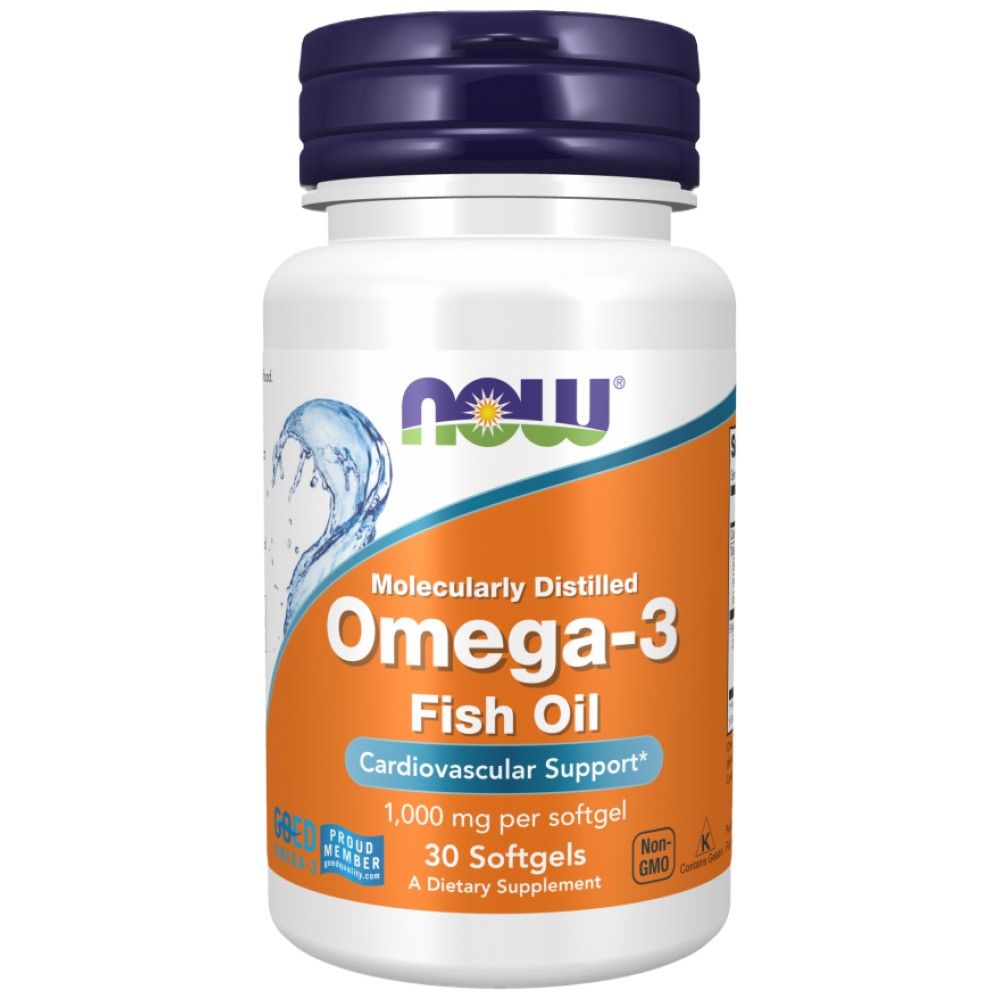 Omega 3 1000 mg / molekular destilliert - 500 Gelkapseln