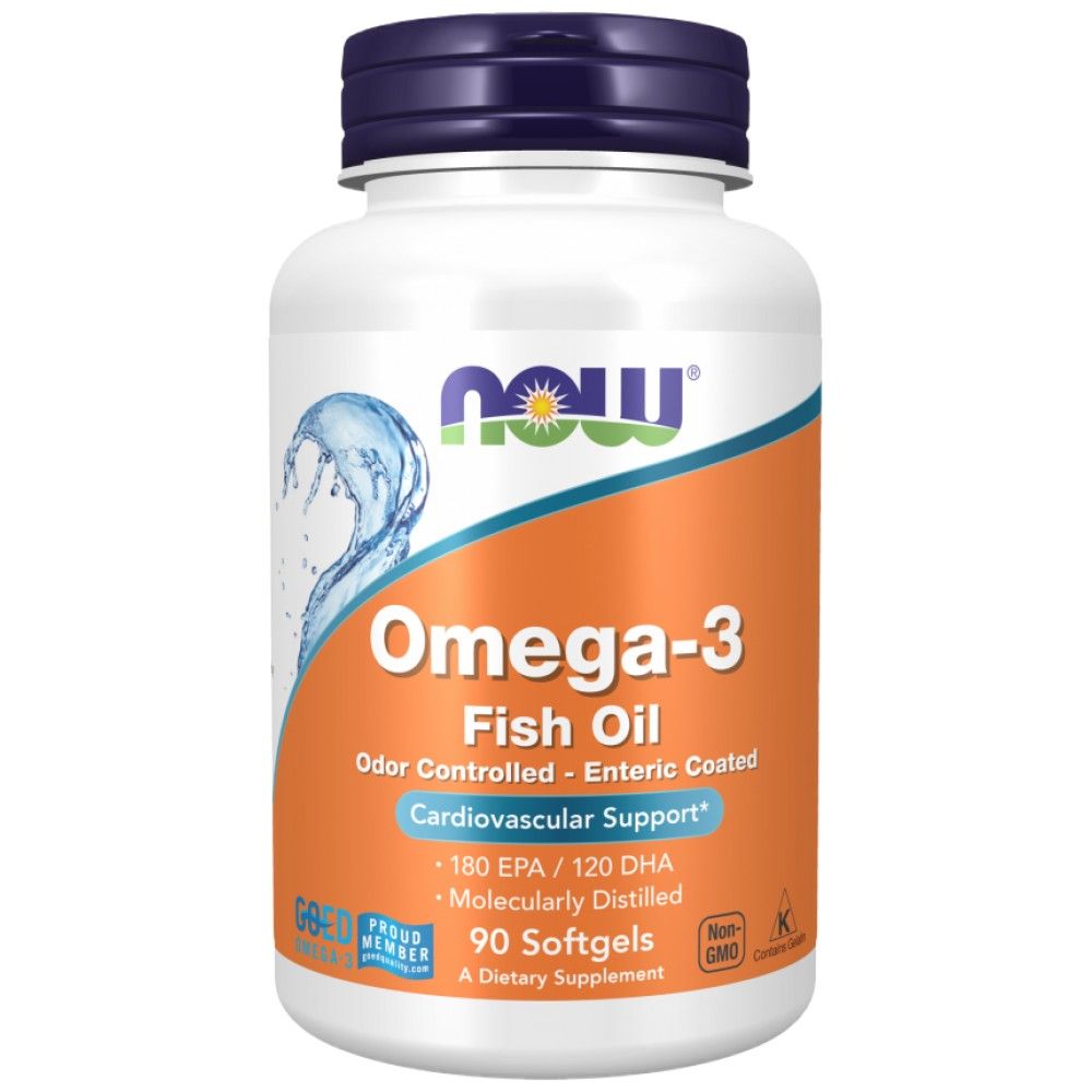 Omega -3 enterische beschichtete - 90 Softgele